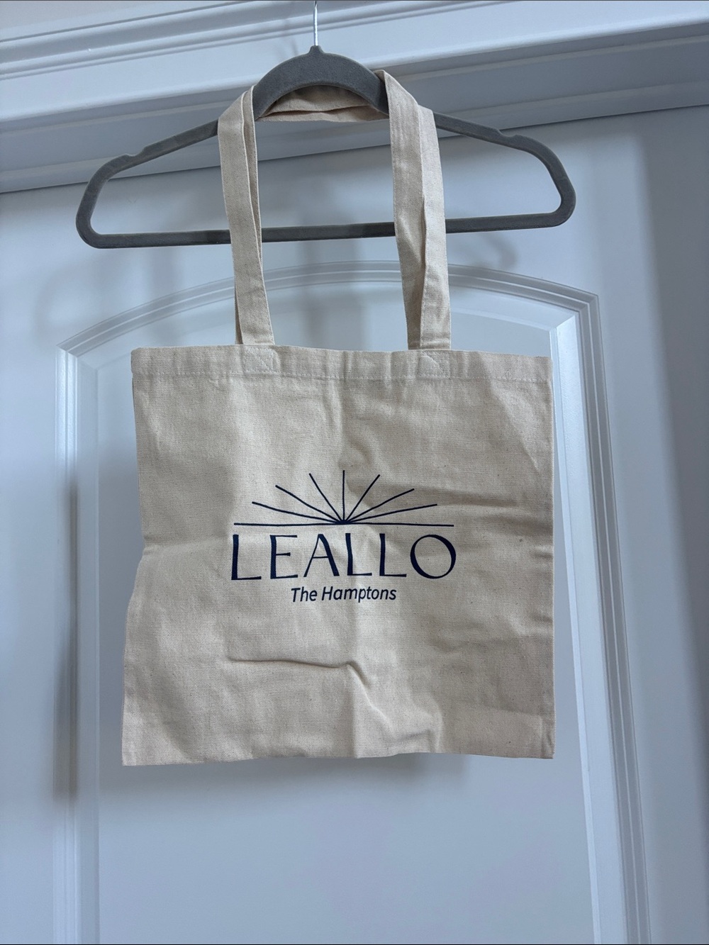 LEALLO Beige Canvas Tote